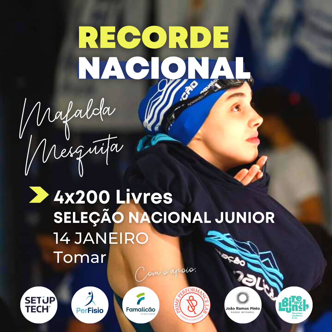 Mafalda Mesquita Bate recorde nacional ao serviço da Seleção Nacional Junior