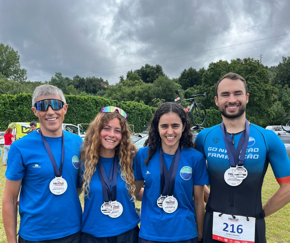 Quatro Pódios no Triatlo das Andorinhas
